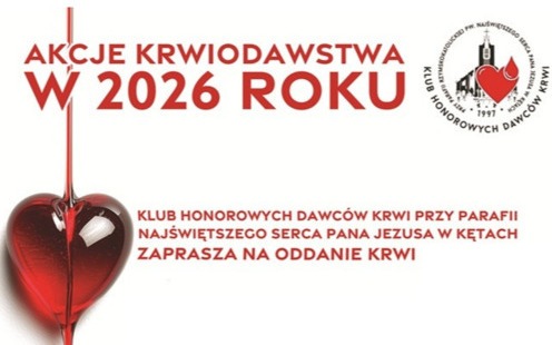 Zapraszamy na pierwszą w nowym roku akcję krwiodawstwa!