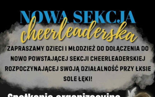 Sekcja Cheerleaderek w Łękach! - nowa inicjatywa Soły Łęki