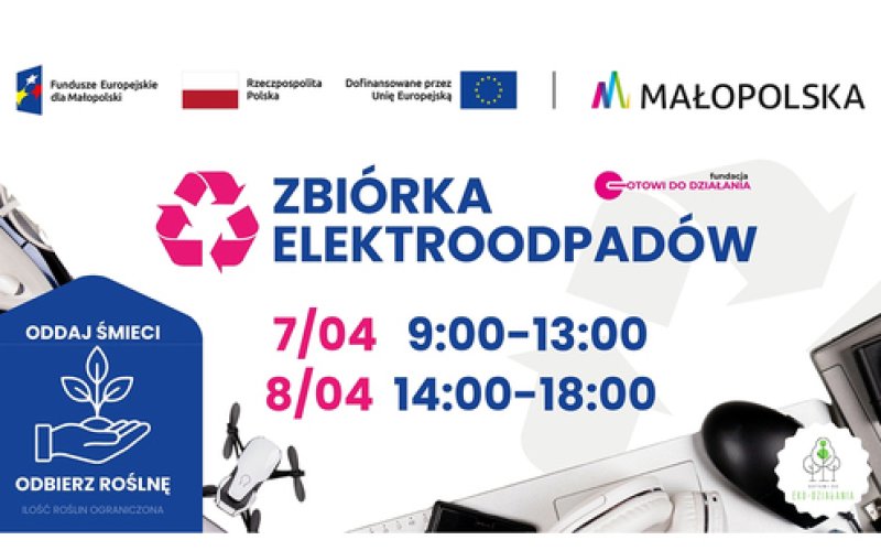 Wymień elektrośmieci na sadzonkę! - zbiórka elektroodpadów z Fundacją Gotowi Do Działania