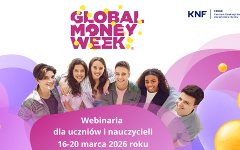 Global Money Week: Webinaria dla uczniów i nauczycieli