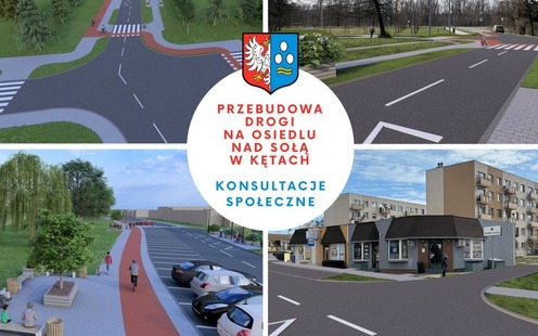 Dziś rozpoczęły się konsultacje społeczne dotyczące przebudowy drogi na os. Nad Sołą w Kętach