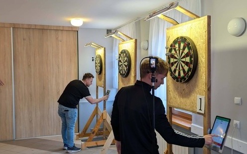 Pierwszy turniej darta w Łękach!