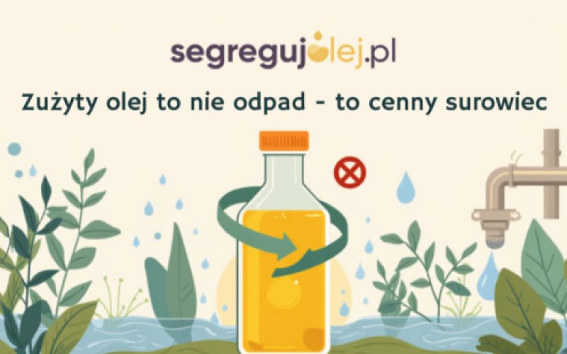 Zużyty olej to nie odpad — to cenny surowiec