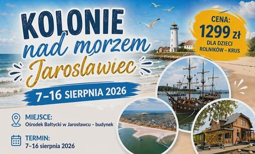 Wypoczynek letni dla dzieci i młodzieży w formie kolonii