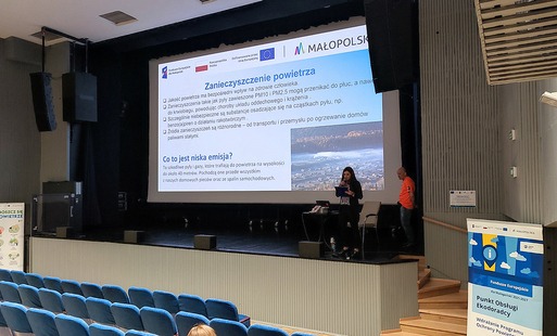 Ekodoradca na spotkaniu Uniwersytetu Trzeciego Wieku