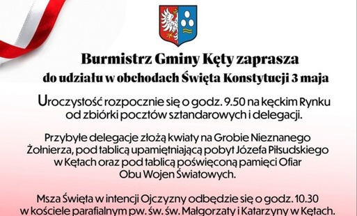 Kęckie obchody Święta Konstytucji 3 maja