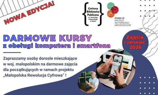 Czerwcowa edycja kursów komputerowych w kęckiej bibliotece