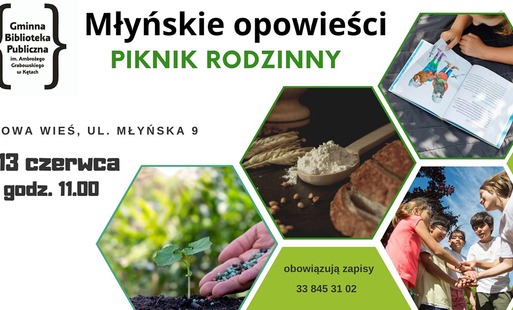 Piknik literacki w młynie