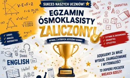 Ogromny sukces ósmoklasistów z Zespołu Szkolno-Przedszkolnego nr 3 w Kętach!
