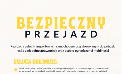„Bezpieczny Przejazd” Centrum Usług Społecznych w Kętach uruchamia nową usługę społeczną.