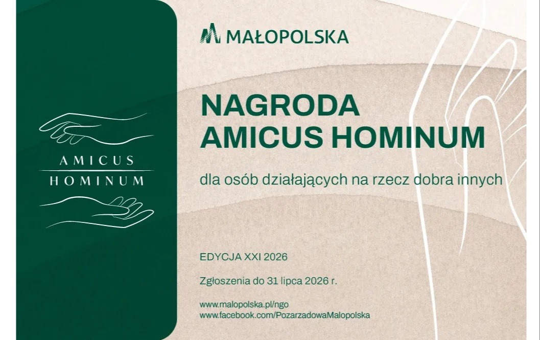 AMICUS HOMINUM – Nagroda dla Ludzi Wielkiego Serca: Ostatnie dni naboru zgłoszeń!