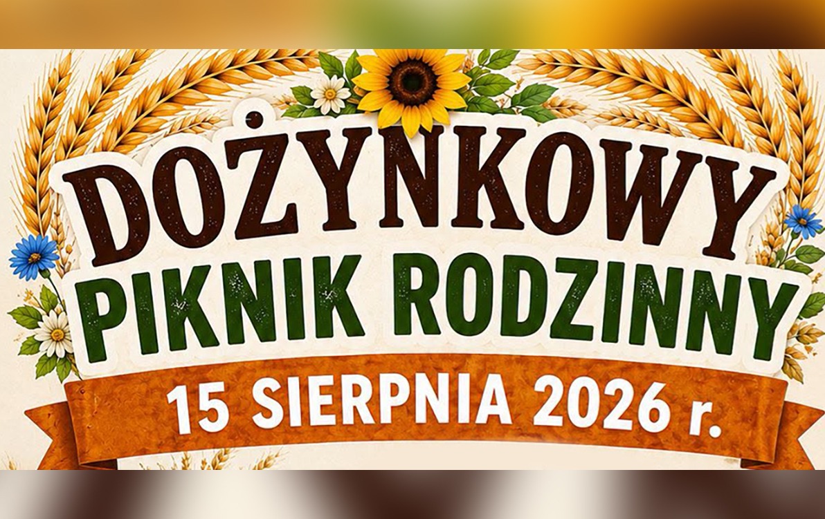 Zaproszenie na dożynki wiejskie w Malcu
