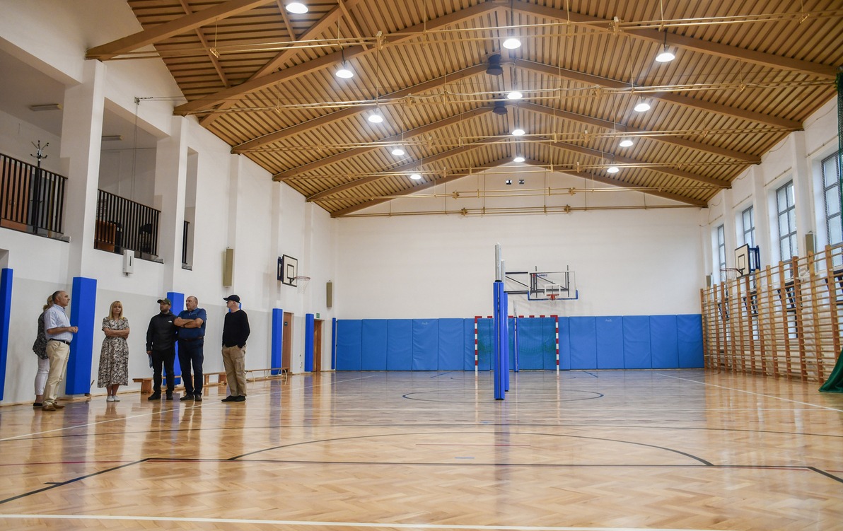Sala gimnastyczna w ZSP Witkowice już gotowa na nowy rok szkolny!