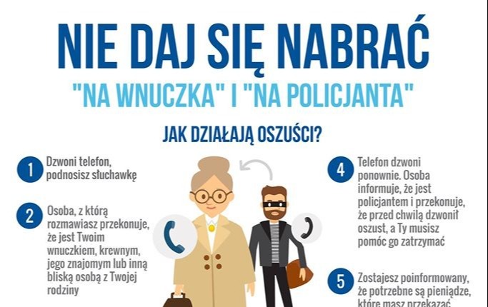 Seniorzy z gminy Kęty stracili 30 tysięcy złotych. Oszuści podali się za policjantów CBŚP