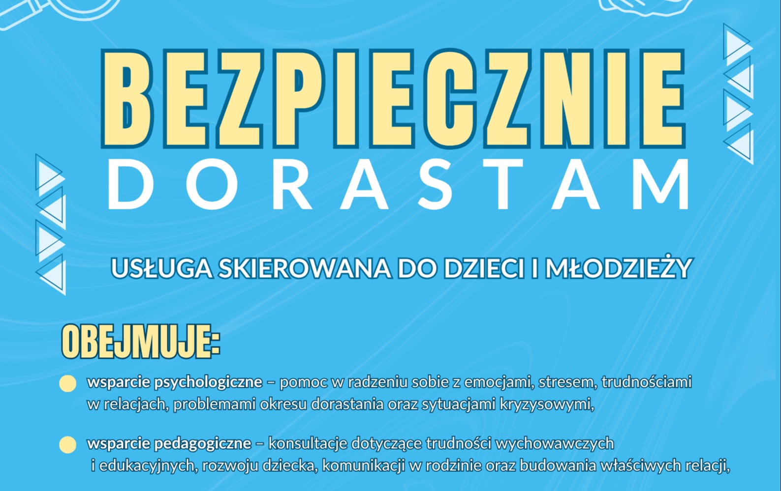 Centrum Usług Społecznych w Kętach uruchamia wsparcie psychologiczne, pedagogiczne i seksuologiczne dla rodziców i najmłodszych mieszkańców.