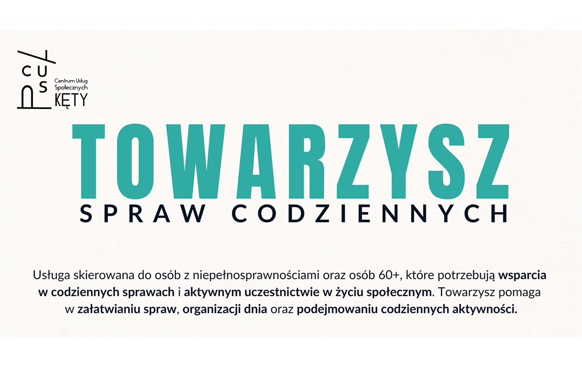 „Towarzysz spraw codziennych” – nowe wsparcie dla mieszkańców Gminy Kęty