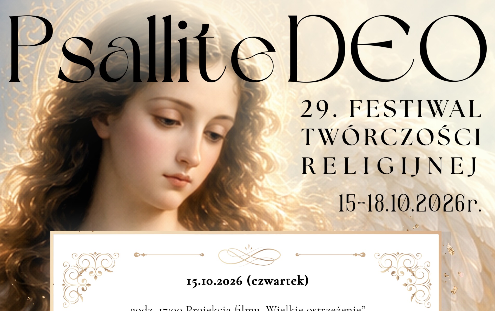29. Festiwal Twórczości Religijnej PSALLITE DEO