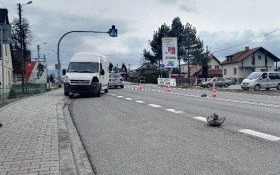 Wypadek drogowy w Bulowicach. Potrącono pieszego