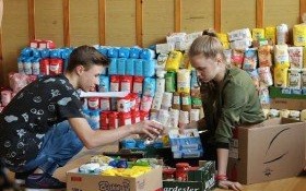 Młodzież z Nowej Wsi podsumowała zbiórkę żywności