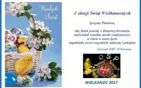 OSP Witkowice - życzenia Wielkanocne