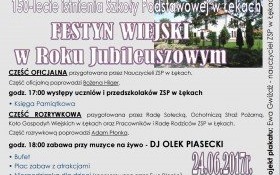 Zapraszamy na Festyn Wiejski w Roku Jubileuszowym w Łękach