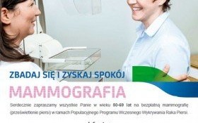 Bezpłatne badania mammograficzne