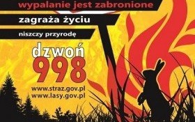 Wypalał łąkę w Łękach, wpadł na gorącym uczynku