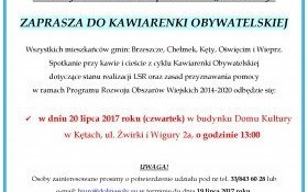Kawiarenka Obywatelska w Domu Kultury