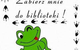 Żabierz mnie do biblioteki - zbieraj naklejki i niespodzianki!