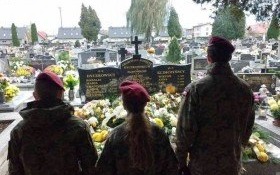 Grupa Operacyjna "Kęty" pamięta o poległych i zmarłych bohaterach