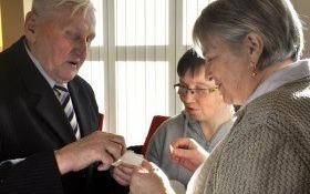 Spotkanie opłatkowe Związku Niewidomych w Kętach