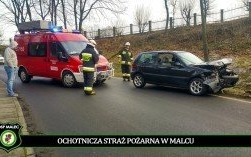 Kolejny wypadek na ulicy Kościelnej w Malcu