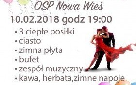 ZABAWA KARNAWAŁOWA w Nowej Wsi - zaproszenie