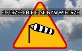 Ostrzeżenie o silnym wietrze