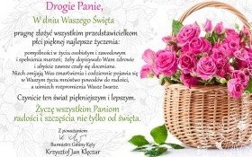 Życzenia Burmistrza Gminy Kęty z okazji Dnia Kobiet
