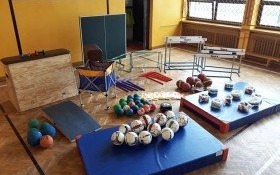 Szkoła Podstawowa w Nowej Wsi wzbogaciła się o nowy sprzęt sportowy