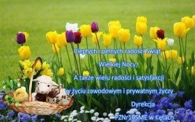 Życzenia wielkanocne od PZ nr 10 SME w Kętach
