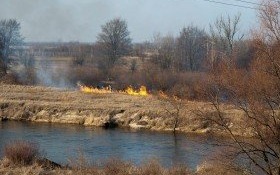 Pożary traw w powiecie oświęcimskim - 39 interwencji w ciągu 5 dni!