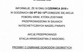 Akcja oddawania krwi w Nowej Wsi