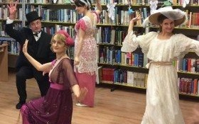 Taniec i muzyka w kęckiej bibliotece z okazji Nocy Bibliotek