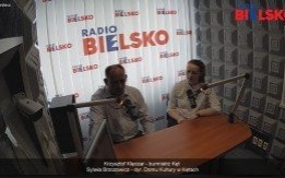 Burmistrz Gminy Kęty i Dyrektor Domu Kultury w Kętach w wywiadzie na żywo dla Radia Bielsko