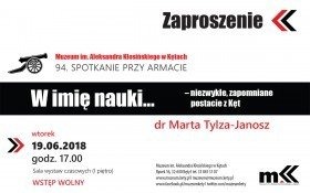 O ludziach nauki przy armacie - Muzeum w Kętach zaprasza na spotkanie