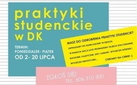 Praktyki studenckie w Domu Kultury w Kętach