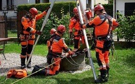 OSP Bulowice - szkolenie z ratownictwa wysokościowego