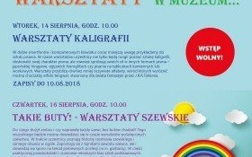 Wakacyjne warsztaty w muzeum