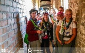 Harcerze z Kęt na Zlocie ZHP w Gdańsku