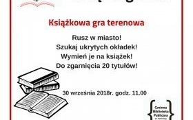 Książkogranie - szukaj ukrytych okładek, wymień je na książki!
