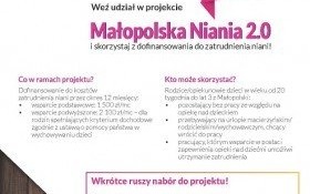 Małopolska Niania - nabór wniosków trwa do 8 października