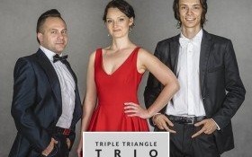 Zaproszenie na koncert Triple Triangle Trio w Domu Kultury w Kętach