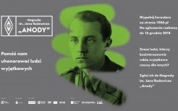 VIII edycja Nagrody im. Jana Rodowicza „Anody”: Zgłoszenia do 16 grudnia 2018 r.